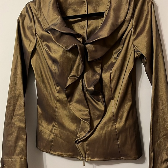 Samuel Dong Evening Jacket w/two-way zipper Size XS - Picture 5 of 9